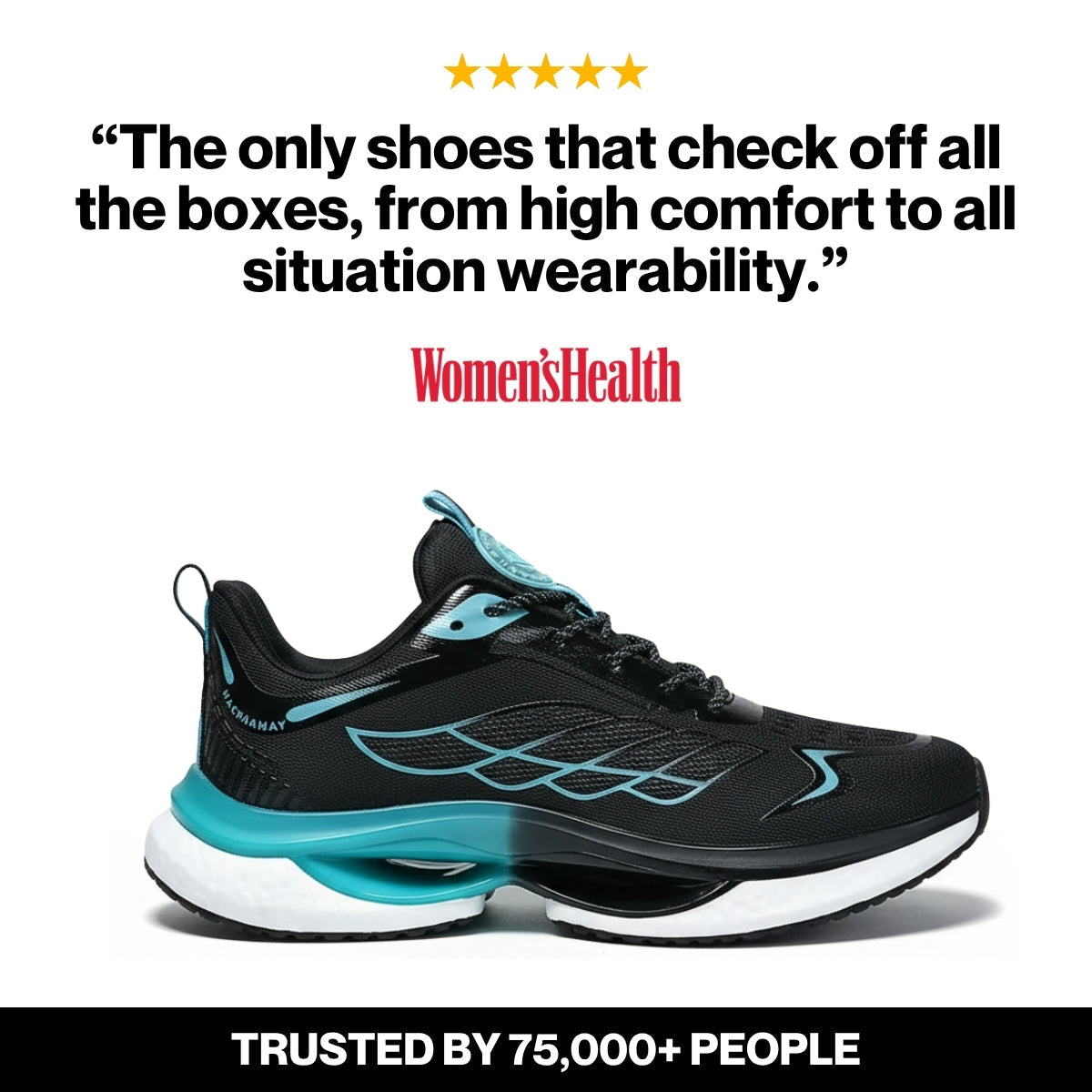 Hands-Free Supportive Walking Shoes – Slip-On Walking Sneakers