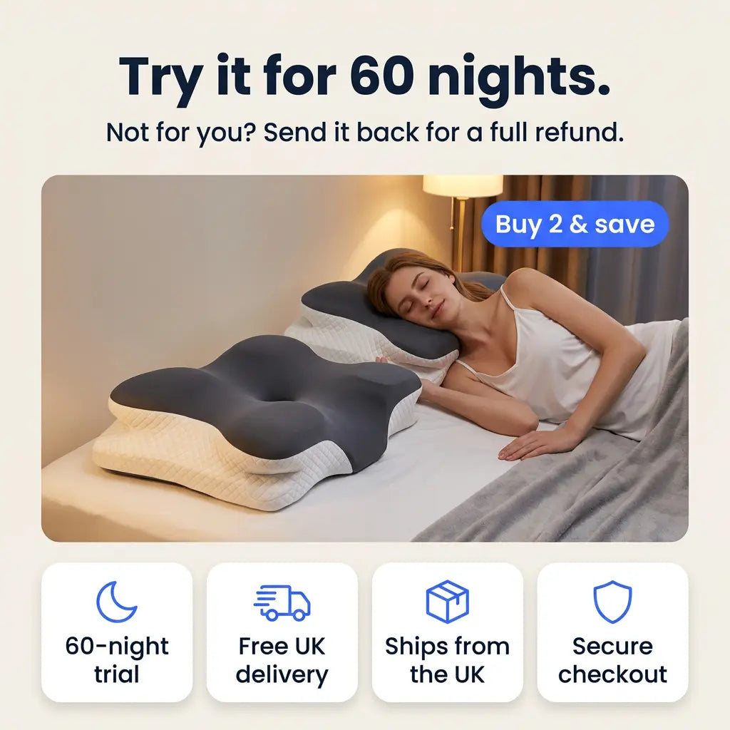 Ergonomic Butterfly Memory Foam Pillow