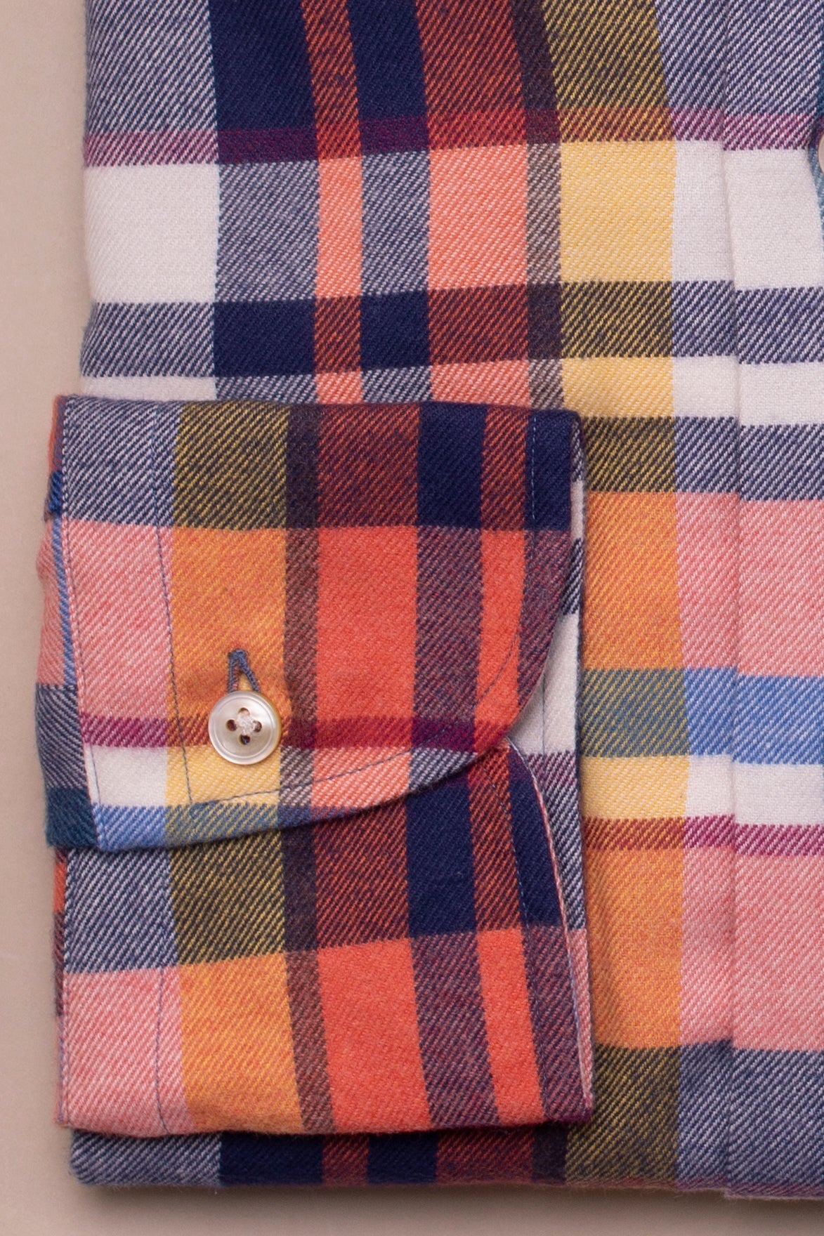 SUPPLIED BY TOM - Red & Blue Brushed Cotton Check Shirt