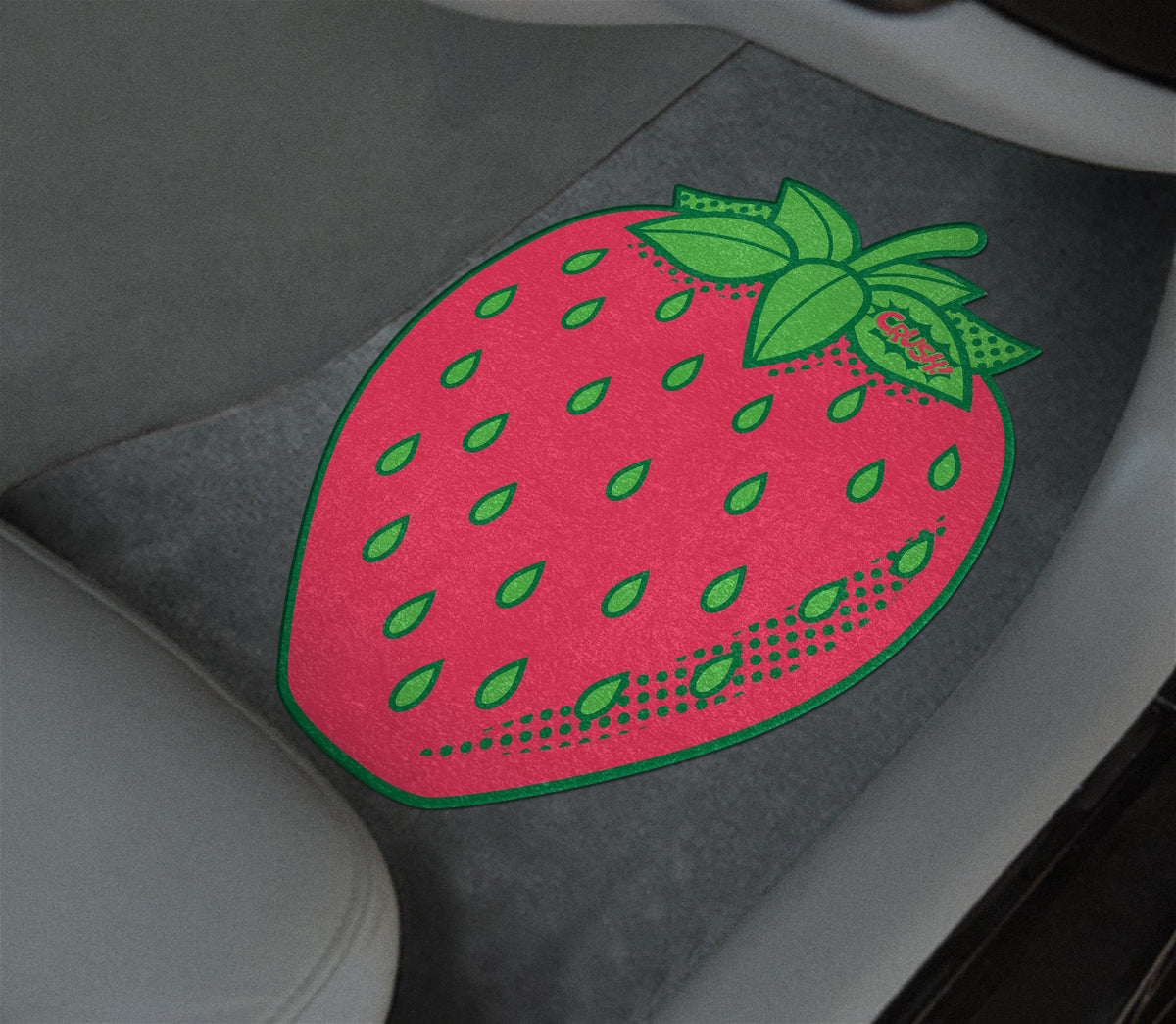 Strawberry Scented Car Floor Mat