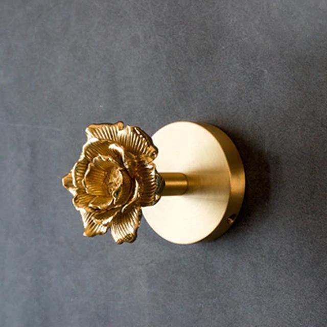 Decorative Brass Animal Coat Rack with Gold Finish