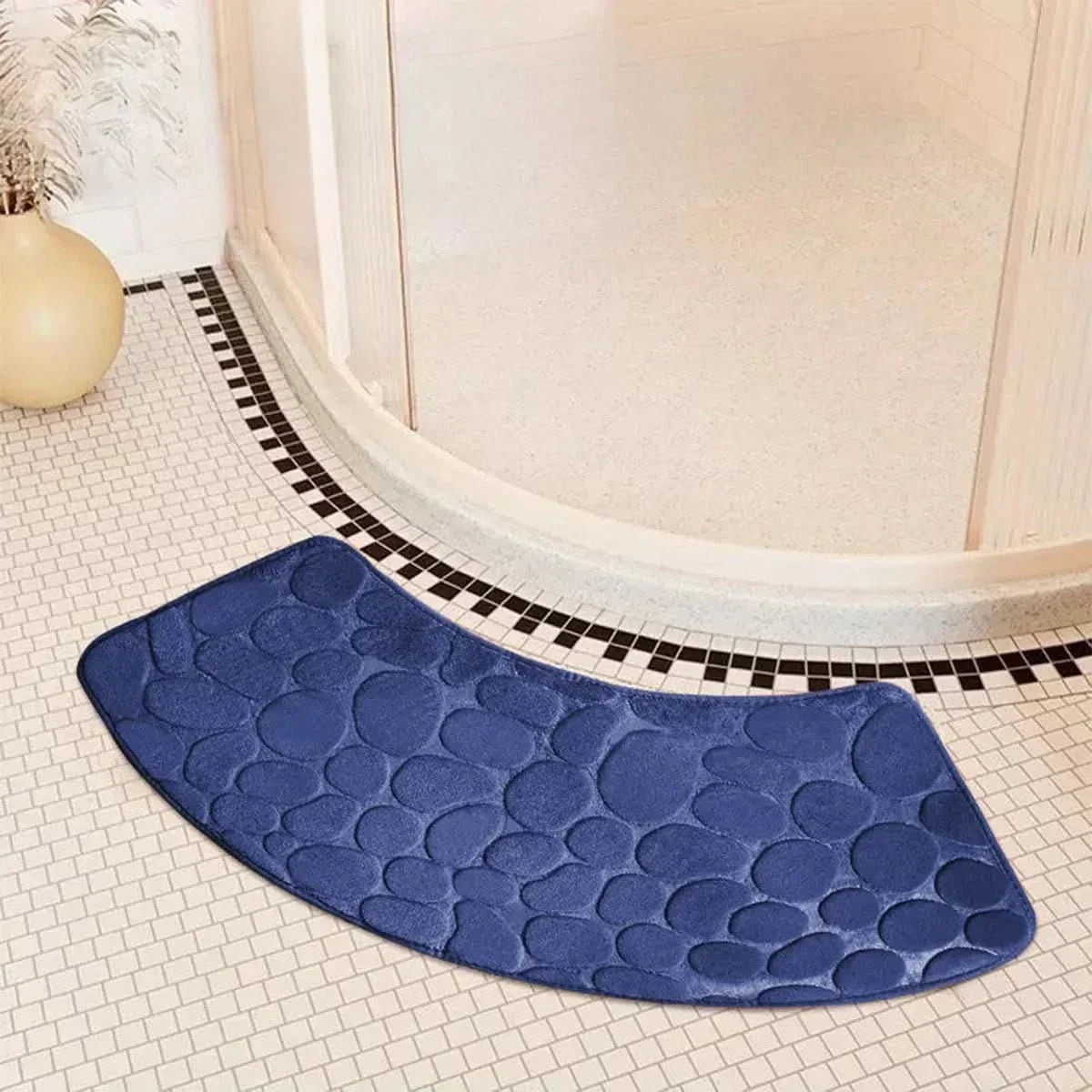 Thick Absorbent Non-Slip Bath Mat for Bathroom Safety