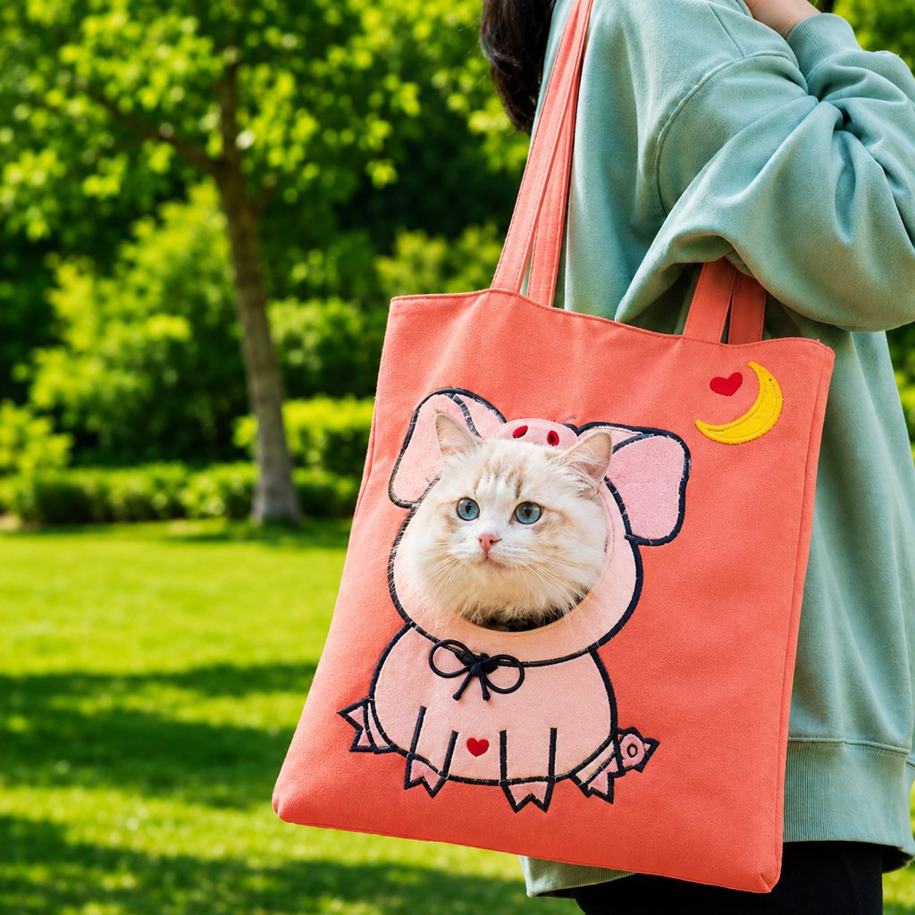 Head-Out Cat Carrier Tote
