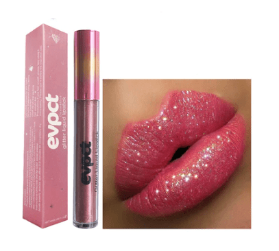 Waterproof Glitter Lipstick for Radiant, Long-Lasting Shine
