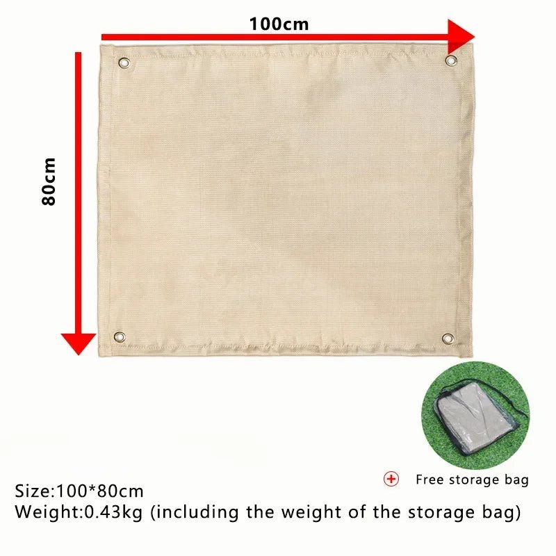 Heat-Resistant Fireproof Fiberglass Mat for Outdoor Activities