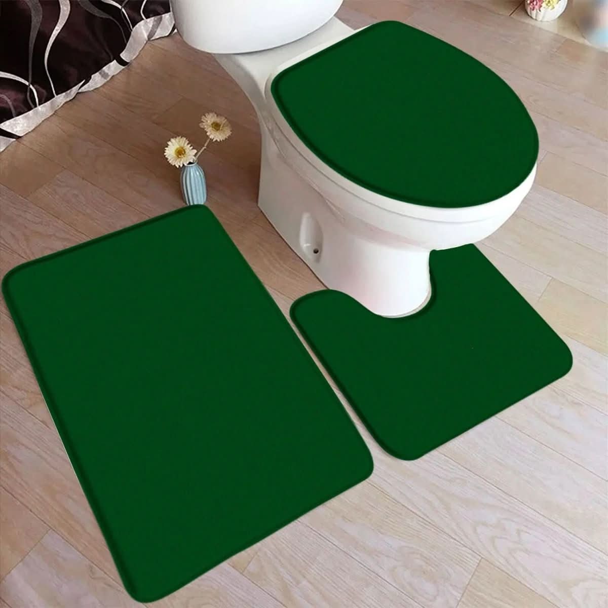 3-Piece Non-Slip Bathroom Mat Set for Comfort & Safety
