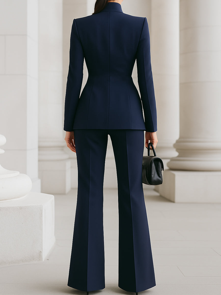 Women's Blazer & Trousers Suit Set