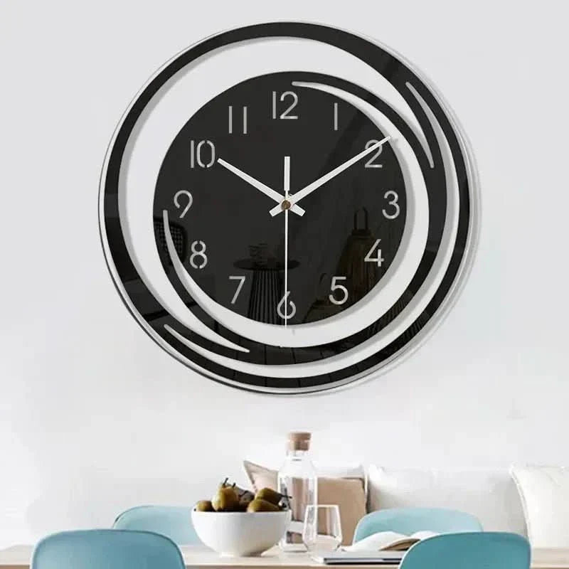 Acrylic Wall Clock – Silent 3D Geometric Design for Modern Homes