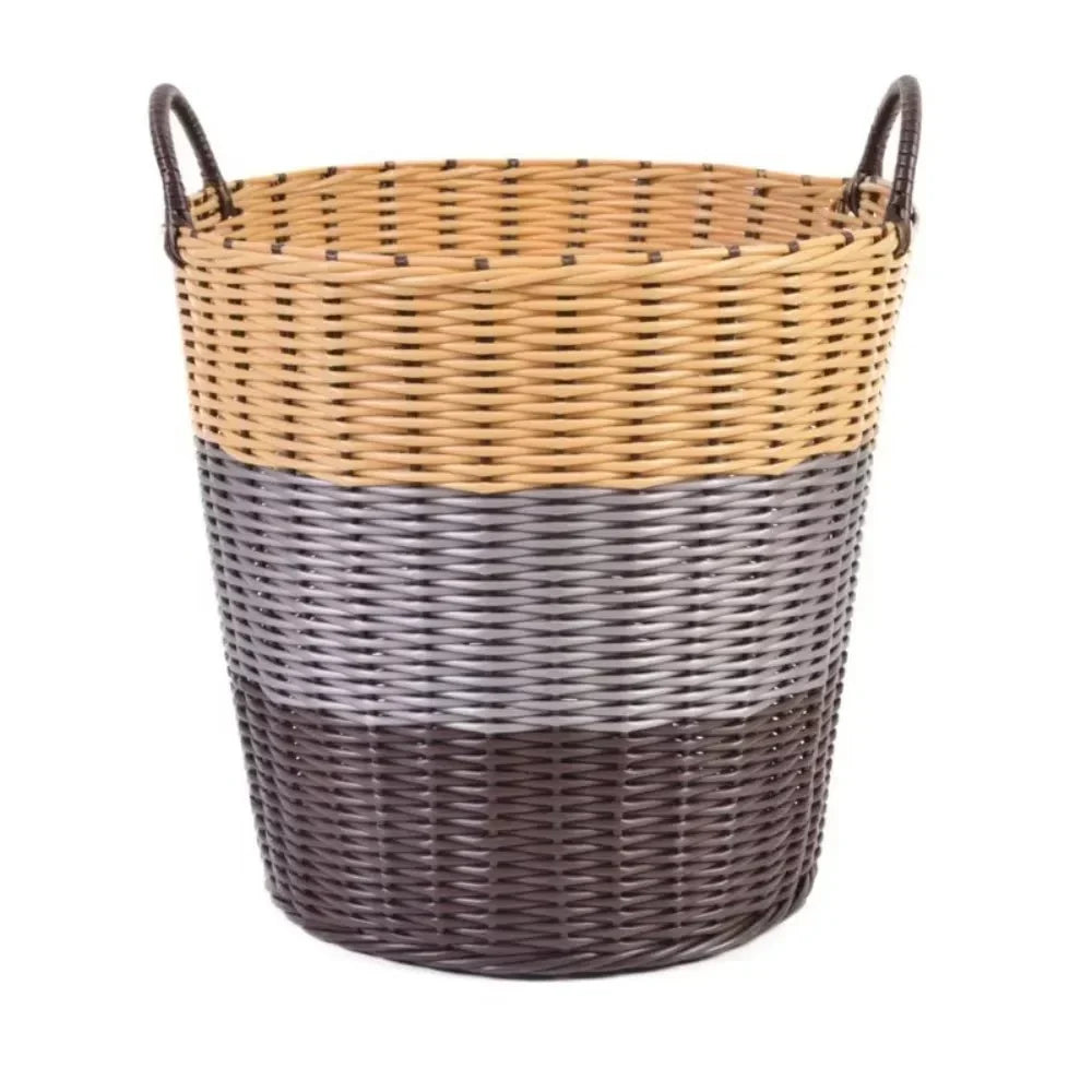 Foldable Rattan-Style Storage for Tidy Homes
