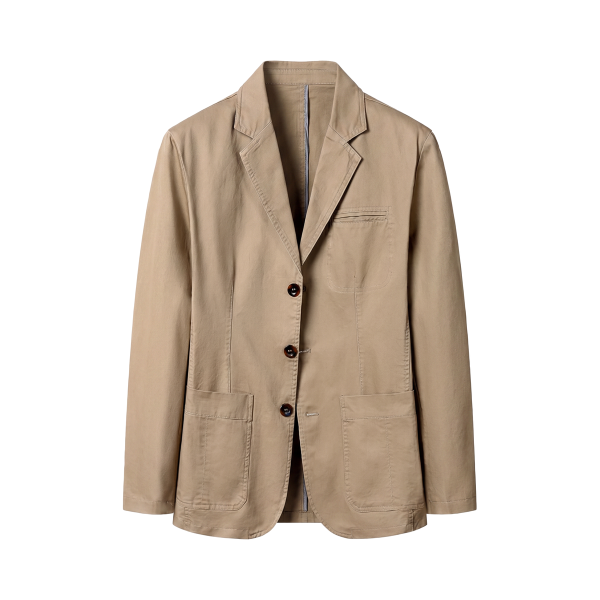 Men's Unstructured Cotton Blazer