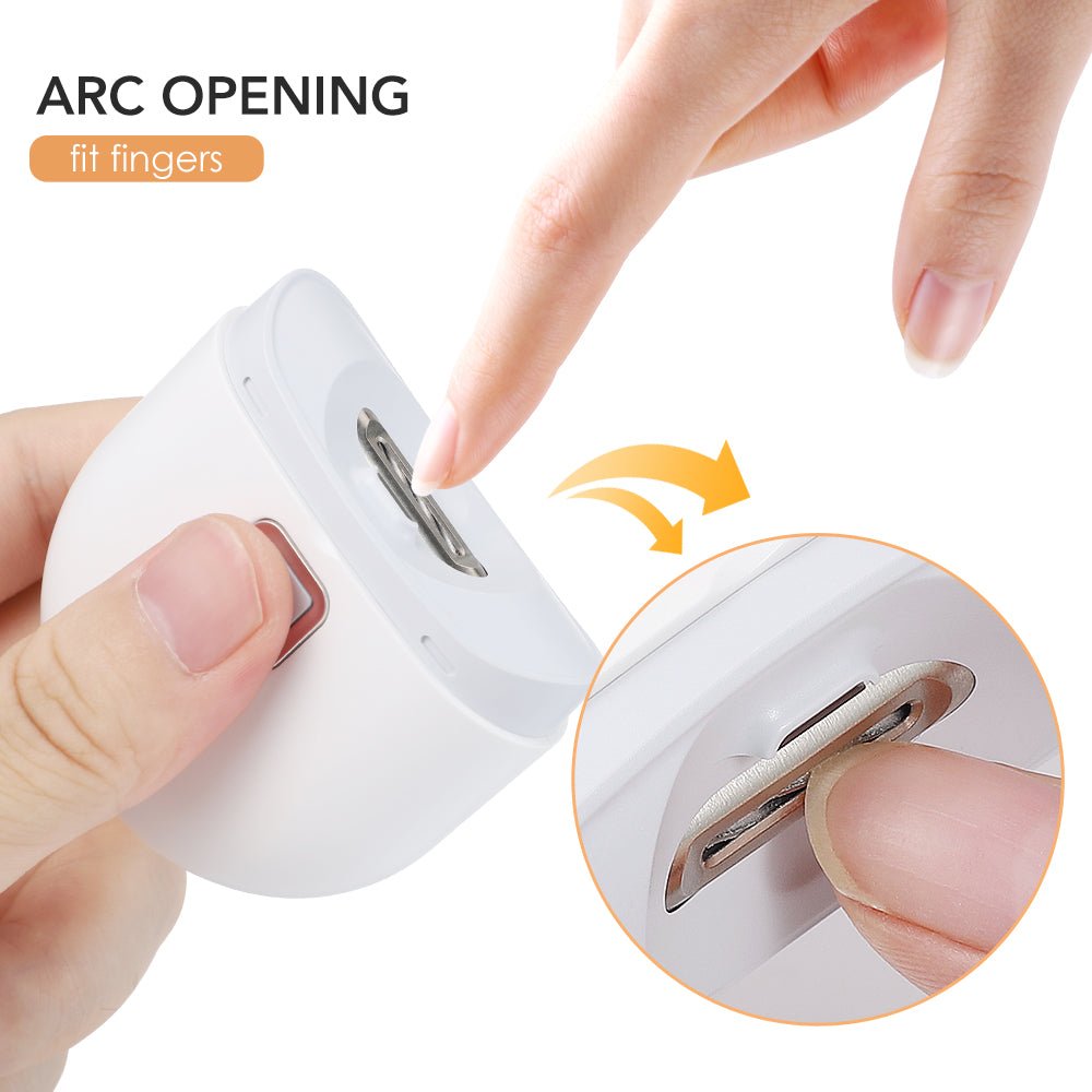 Electric Nail Clipper and Polisher for Precise Home Manicures