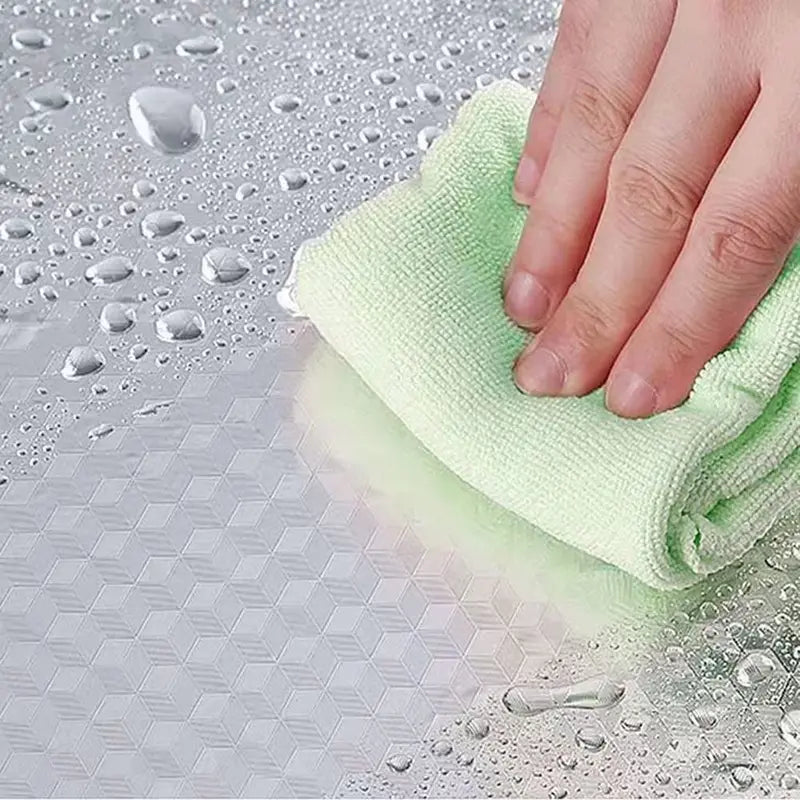 Stainless Steel Oil-Proof Kitchen Contact Paper Roll