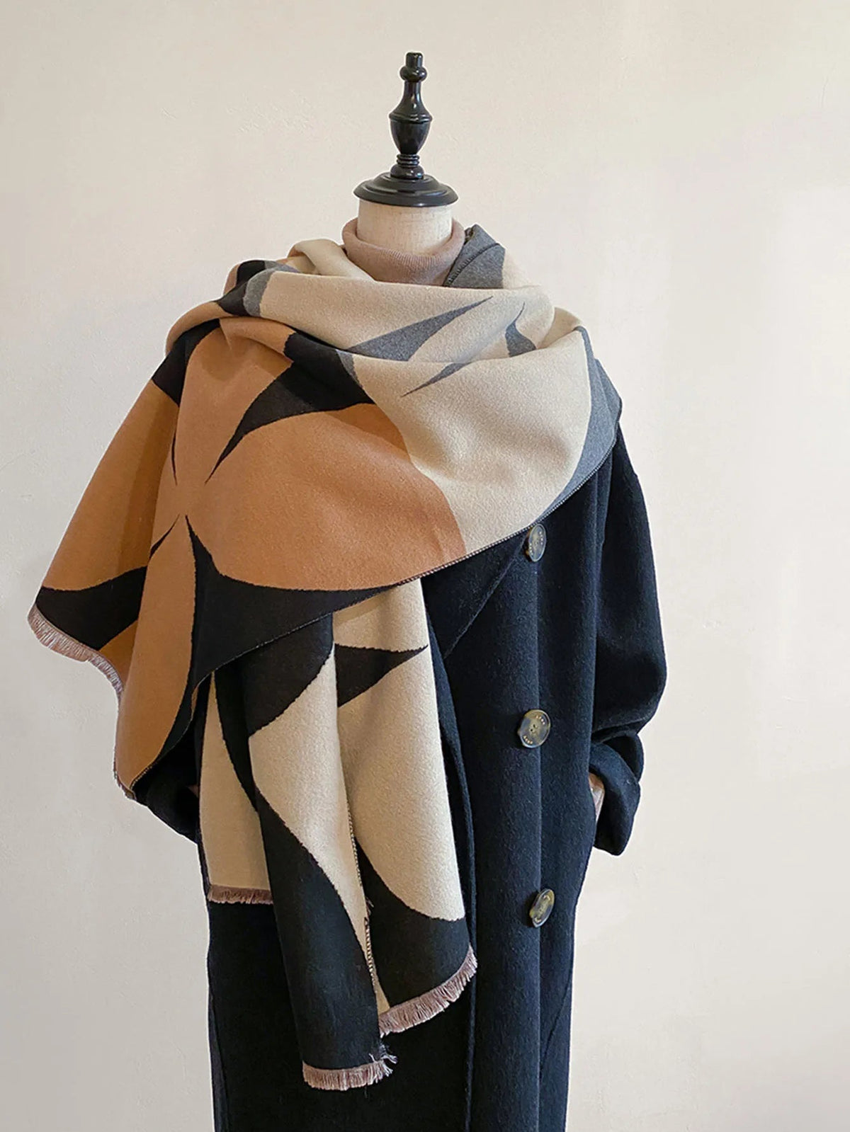Reversible Cashmere Scarf