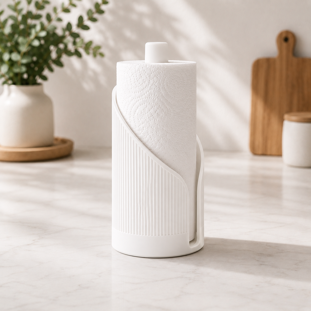 Fluted Paper Towel Holder