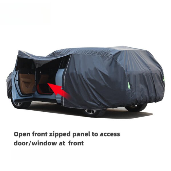 All-Weather PVC Car Cover for Sun and Rain