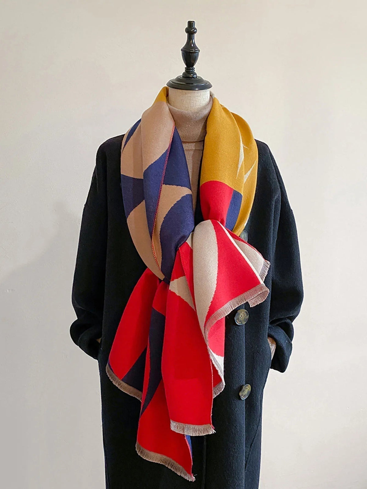 Reversible Cashmere Scarf