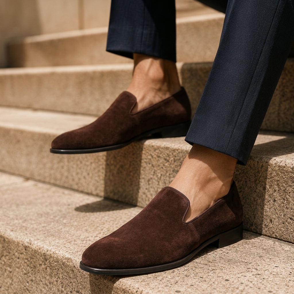 Men's Suede Loafers
