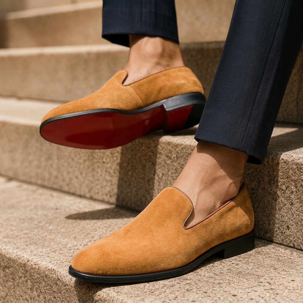 Men's Suede Loafers