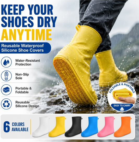 Waterproof Anti-Slip Rain Shoe Covers