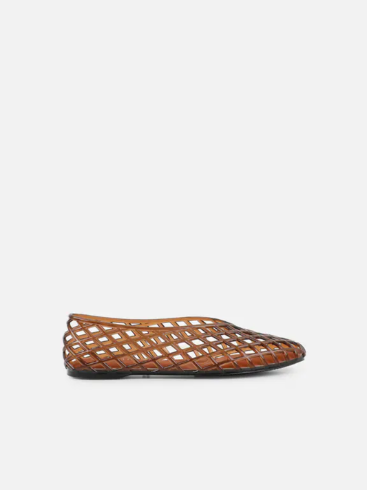 Women's Woven Jelly Ballet Flats