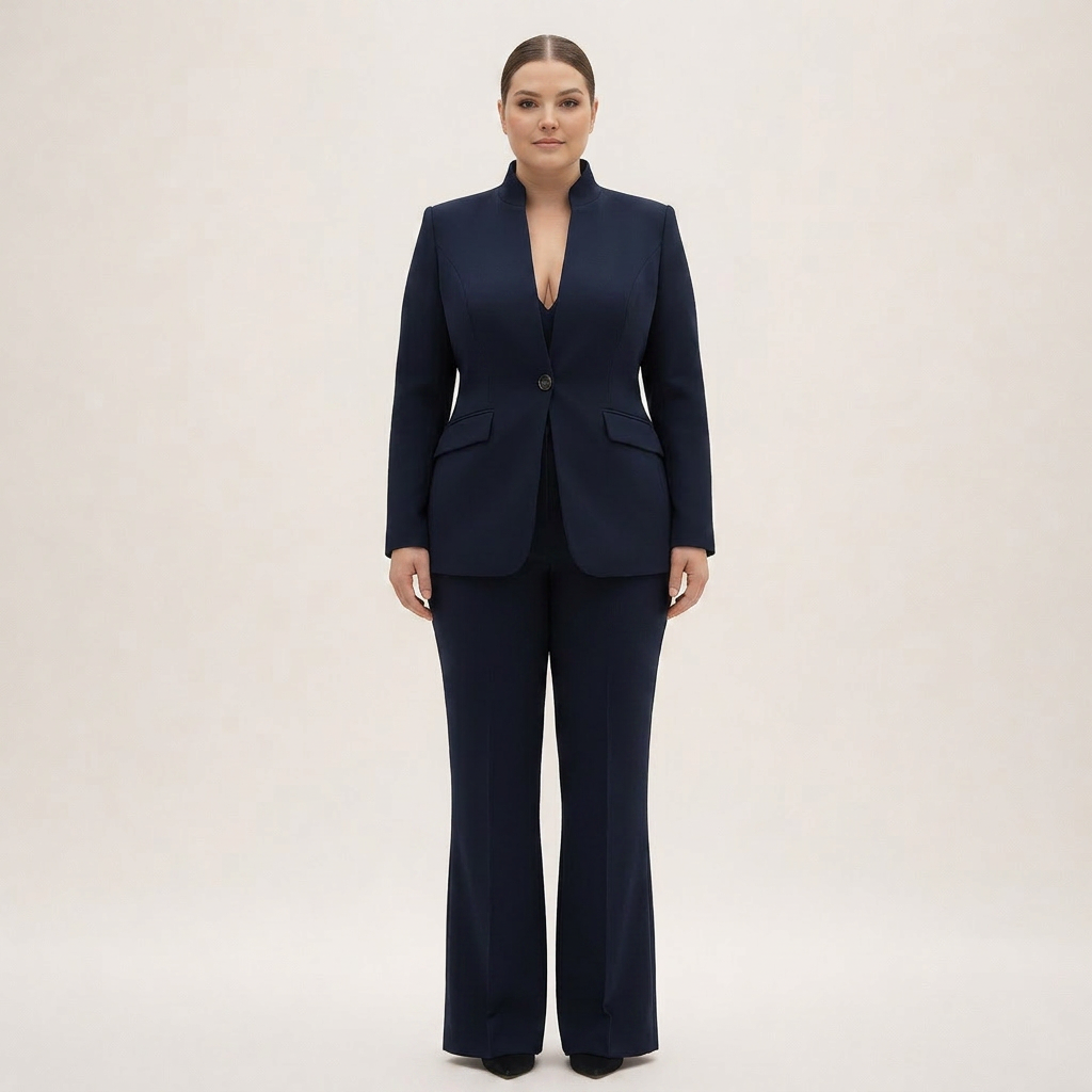 Women's Elegant Blazer Suit Set