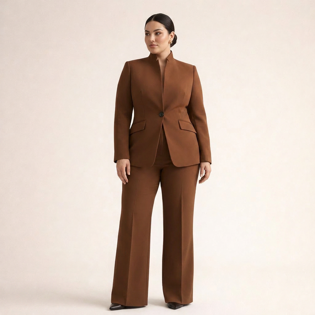 Women's Elegant Blazer Suit Set