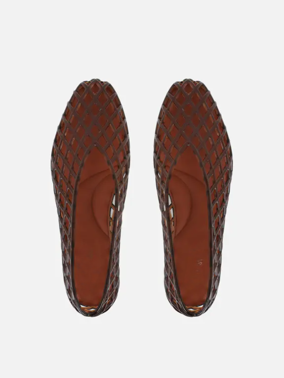 Women's Woven Jelly Ballet Flats