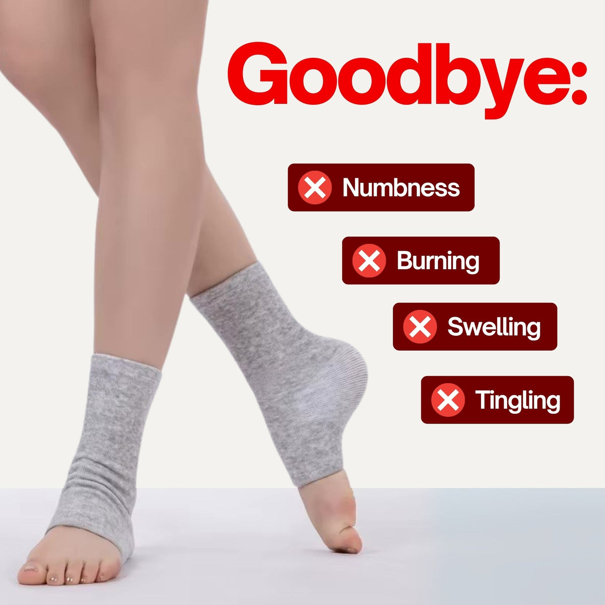 Bamboo Foot Sleeves – Soft Anti-Fatigue Support