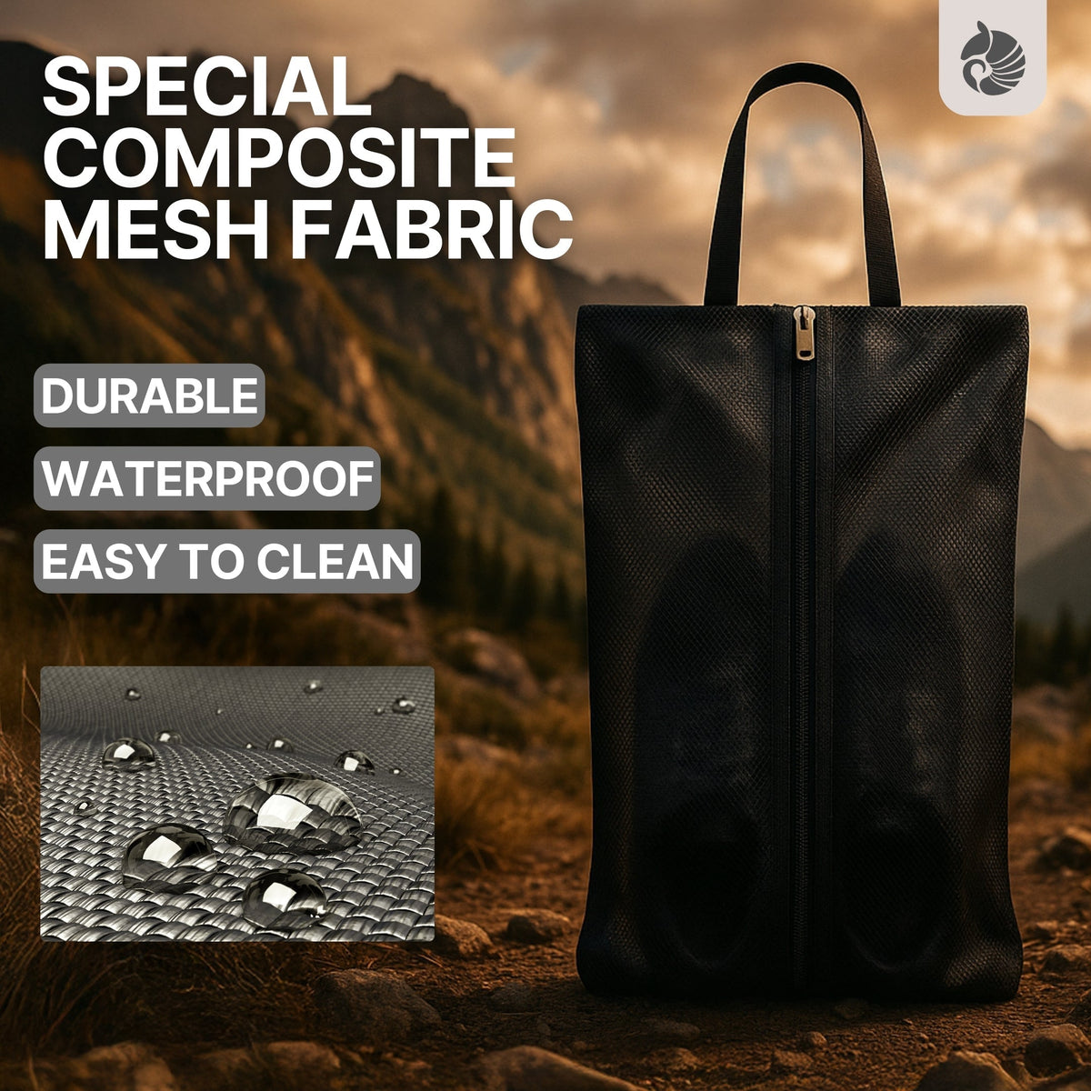 Mesh Shoe Travel Bag – Portable Storage Organizer