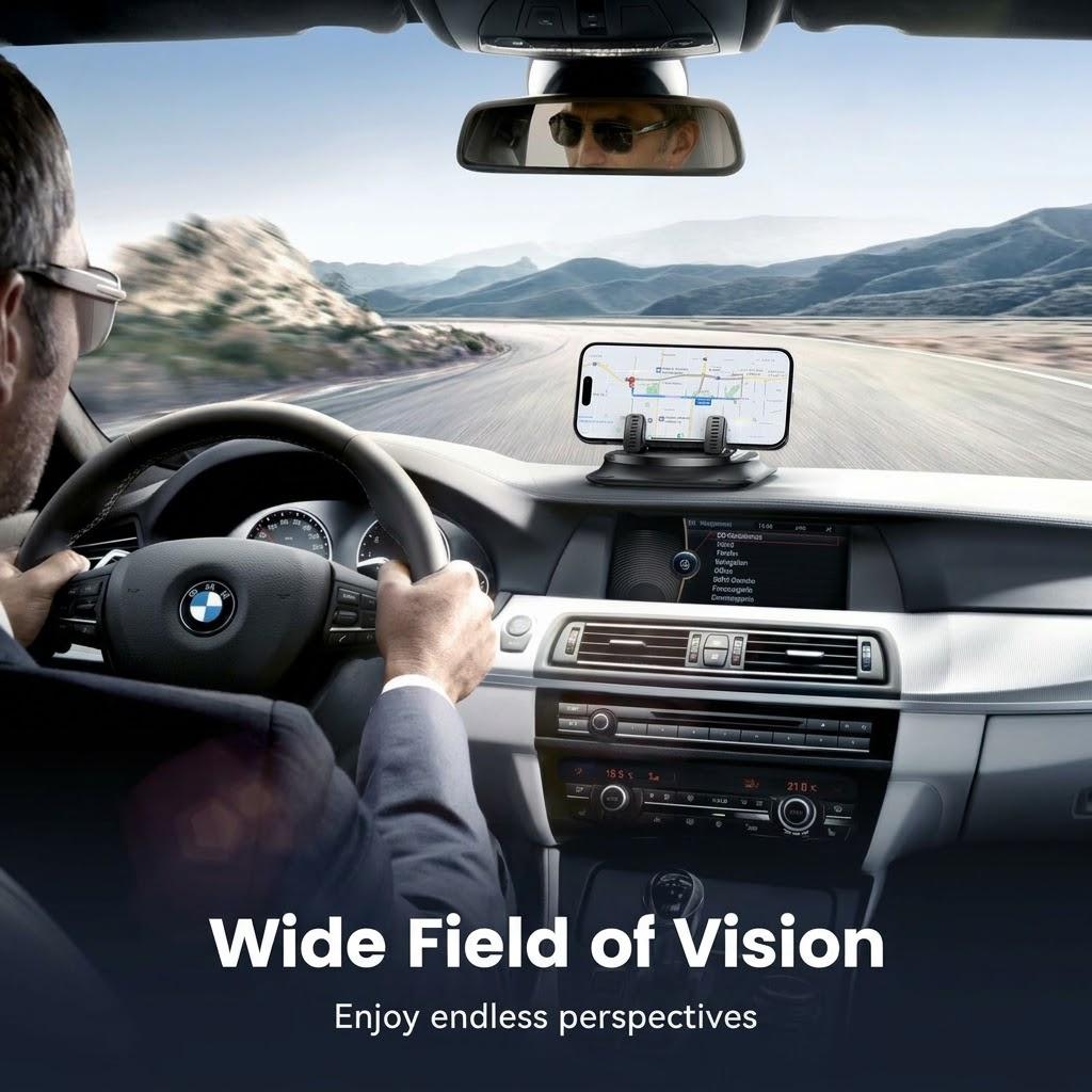 360 Degree Car Dashboard Phone Mount
