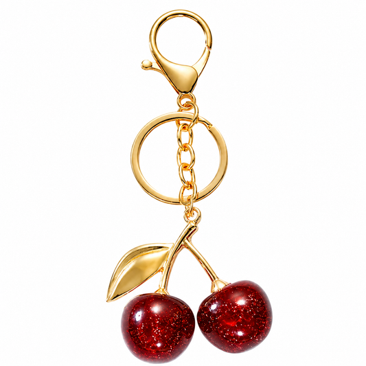 Cherry Bag Charm Set of 2