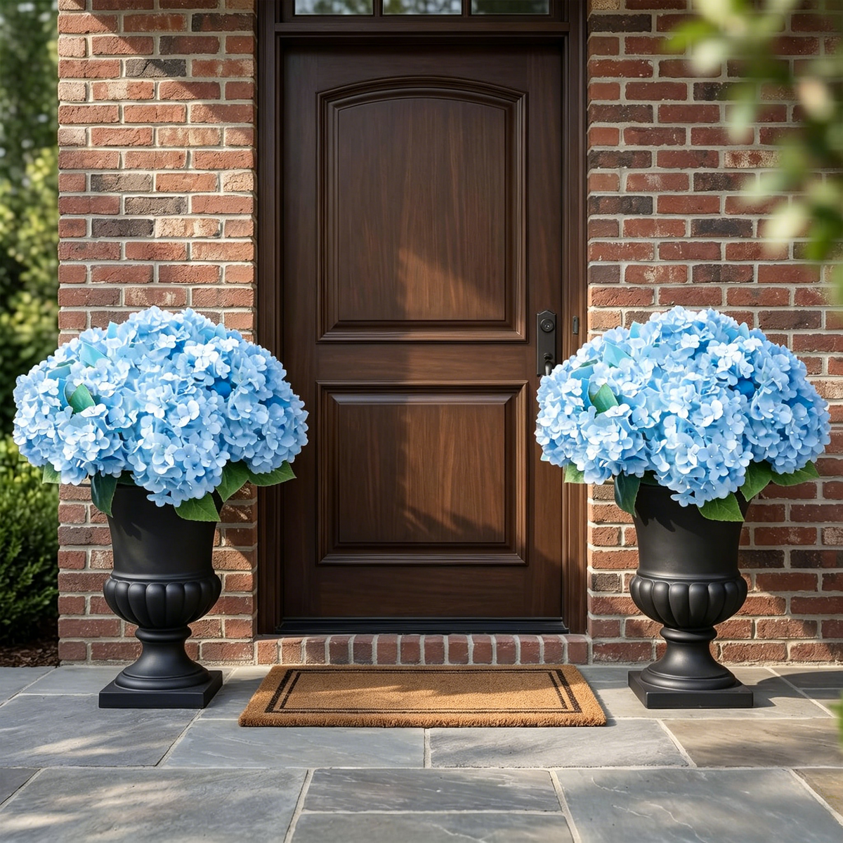 Artificial Outdoor Hydrangea Flowers, UV Resistant