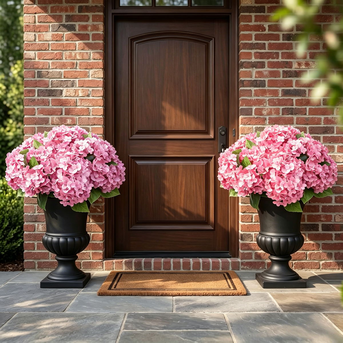 Artificial Outdoor Hydrangea Flowers, UV Resistant