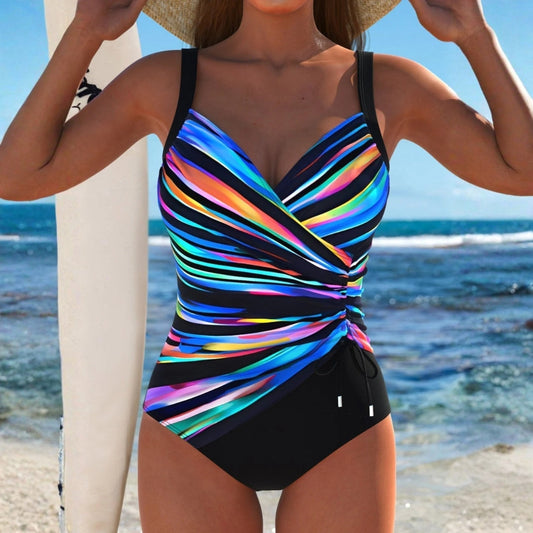 Colourful Printed Swimsuit