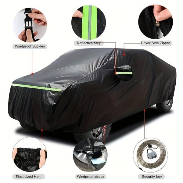 SUV Car Cover with Zipper Doors