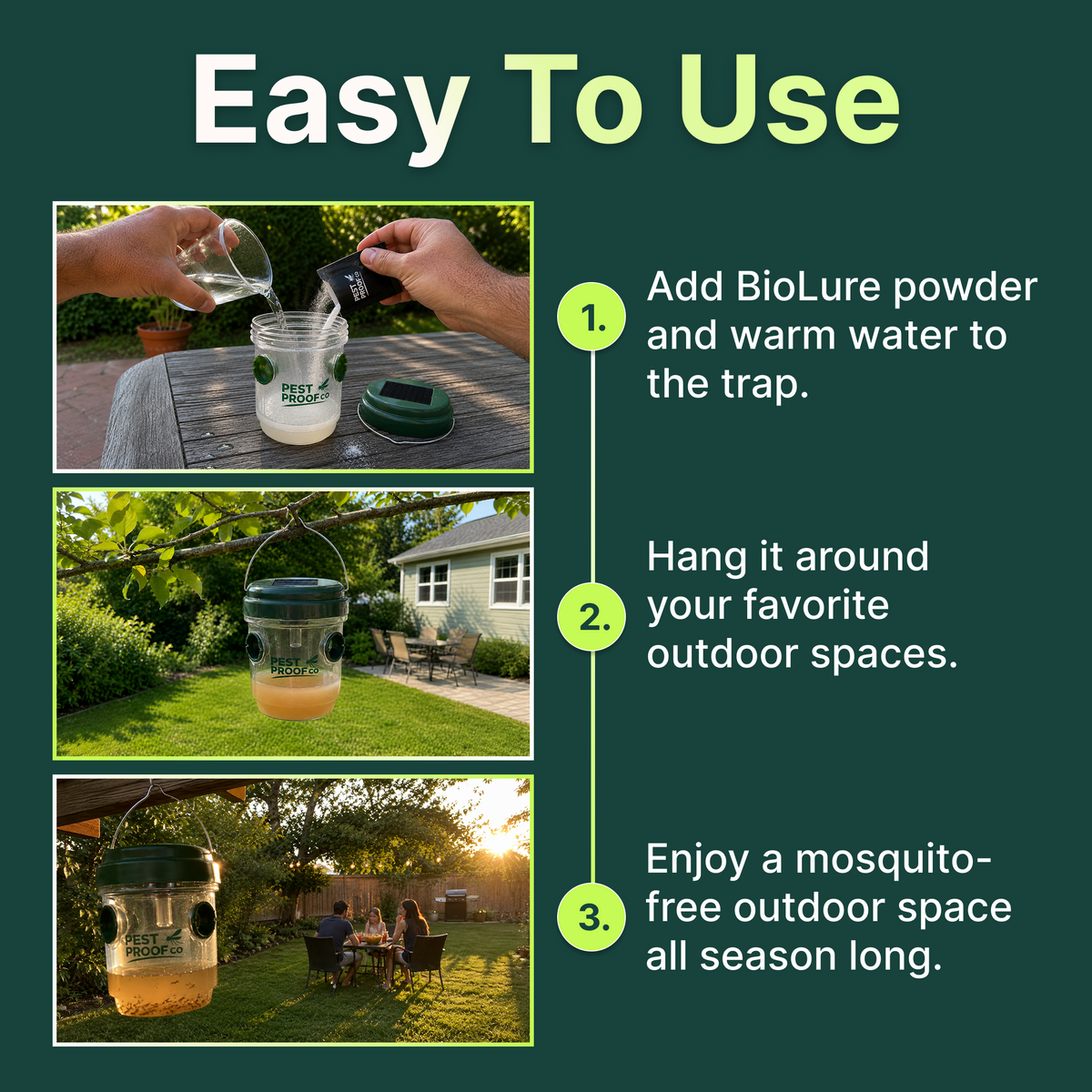 Outdoor Mosquito Trap Set