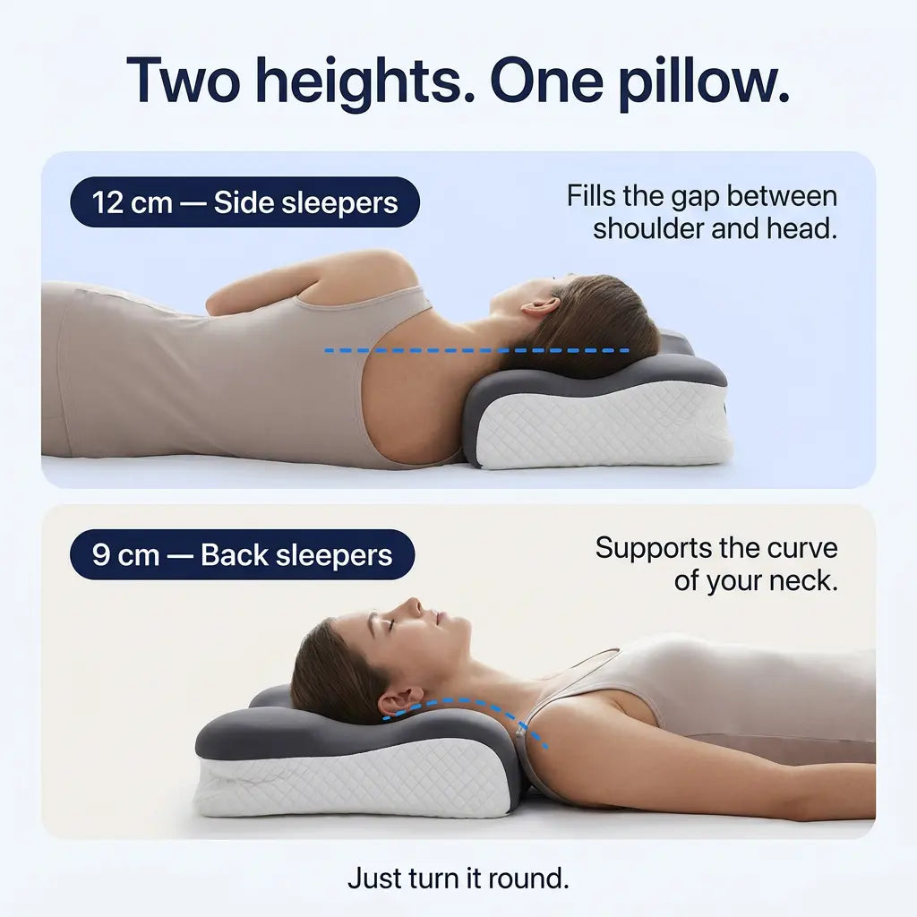 Ergonomic Butterfly Memory Foam Pillow