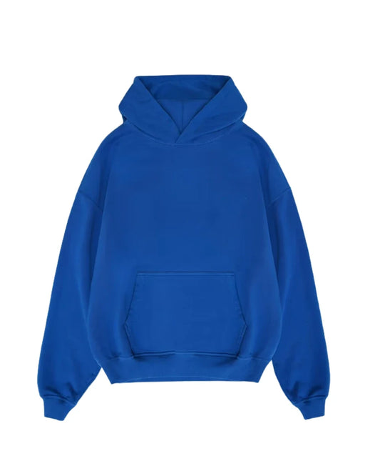 SUPPLIED BY TOM - Royal Blue Washed Oversized Hoodie