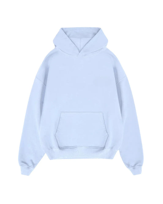 SUPPLIED BY TOM - Light Blue Washed Oversized Hoodie