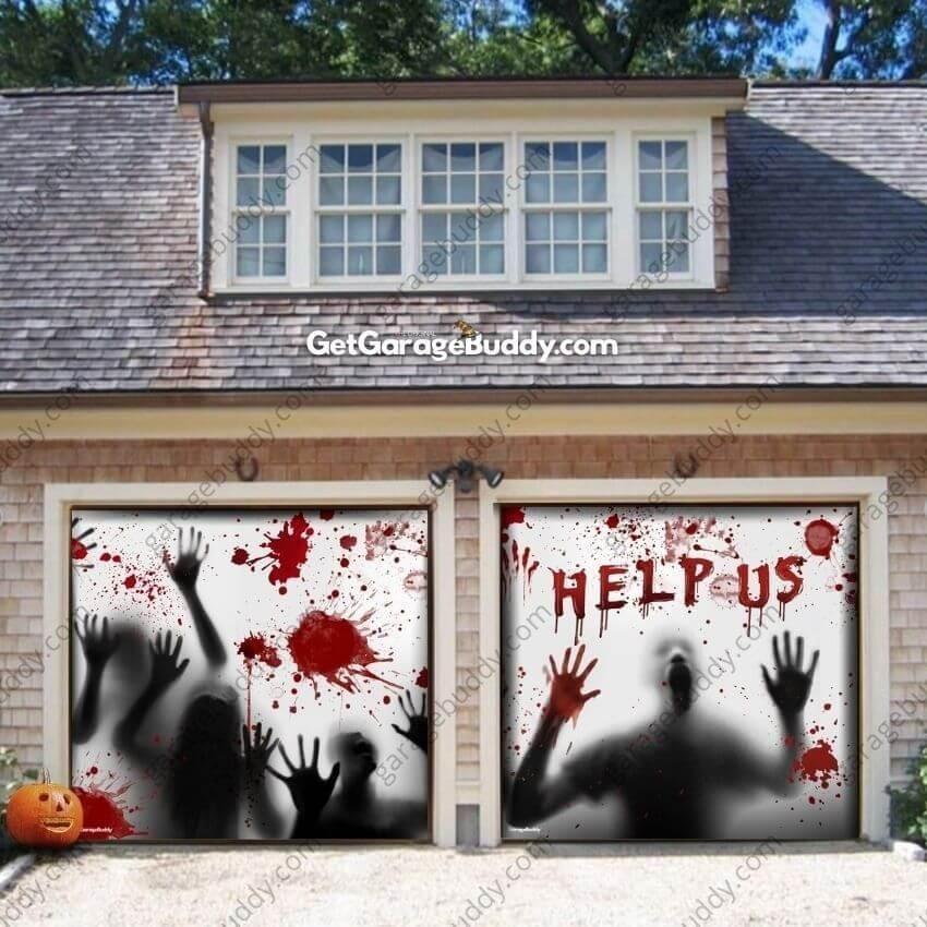 Halloween Garage Door Covers