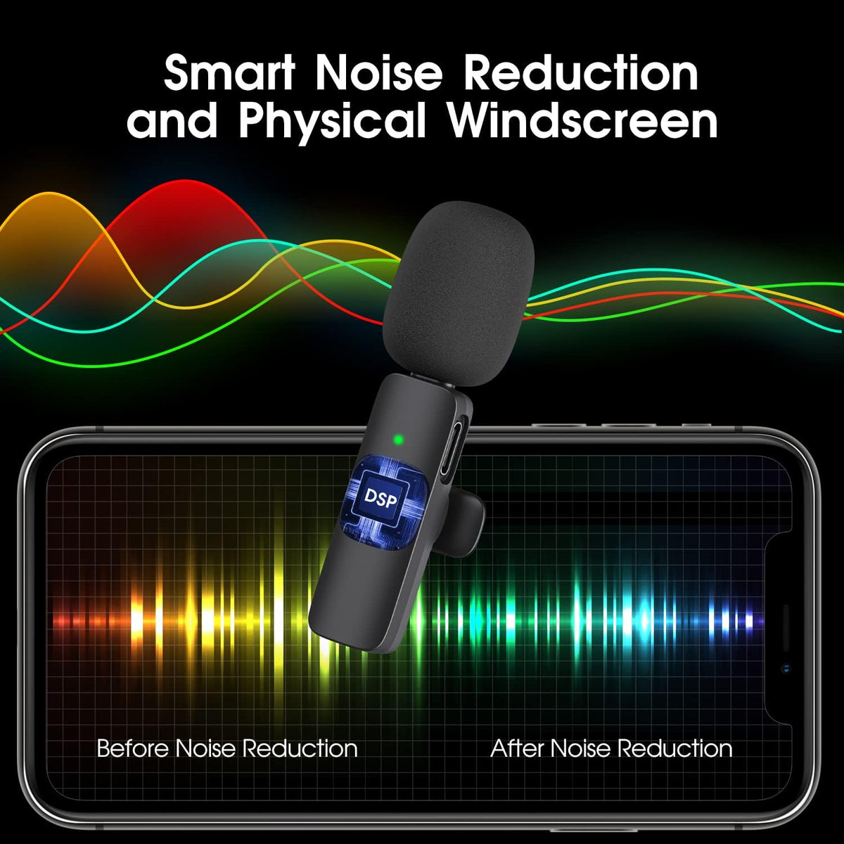 2 Pack Wireless Microphone For