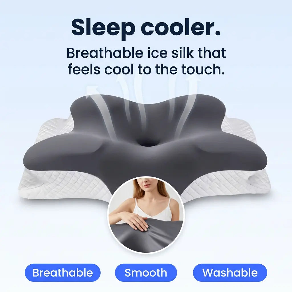 Ergonomic Butterfly Memory Foam Pillow