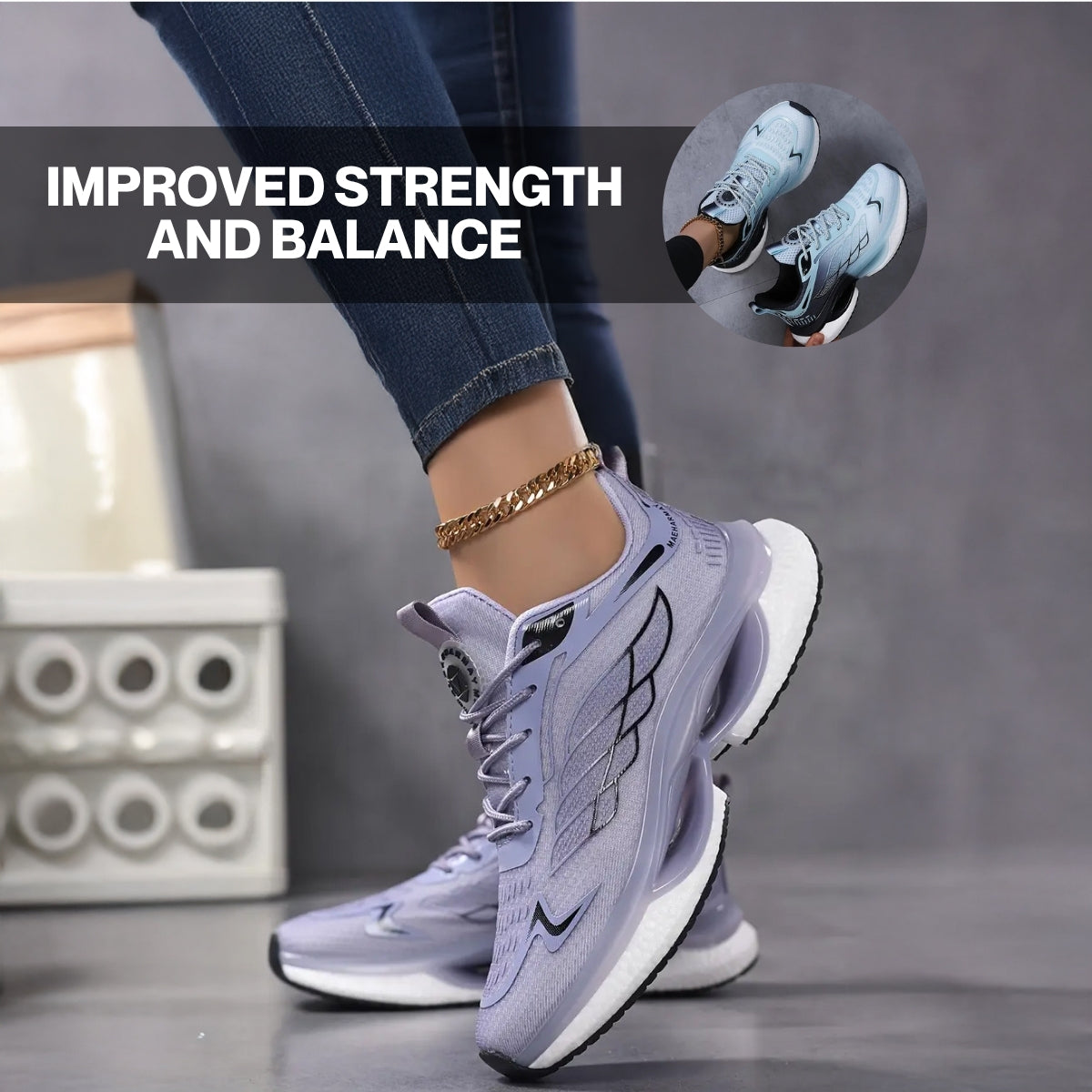 Hands-Free Supportive Walking Shoes – Lightweight Everyday Wear