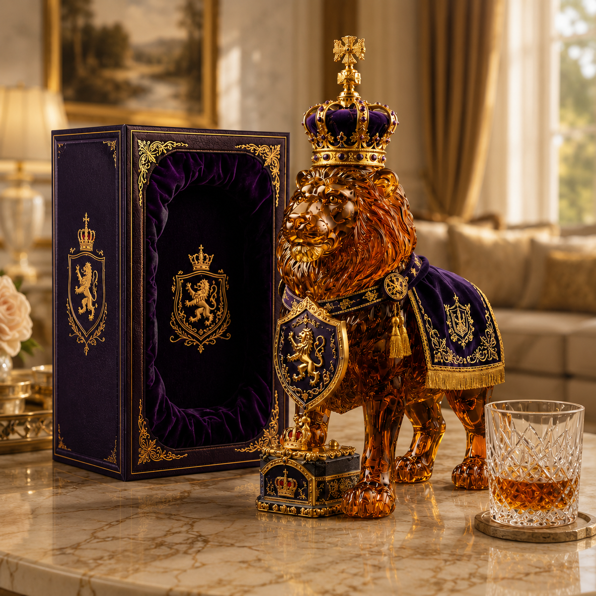 Royal Lion Whiskey Decanter