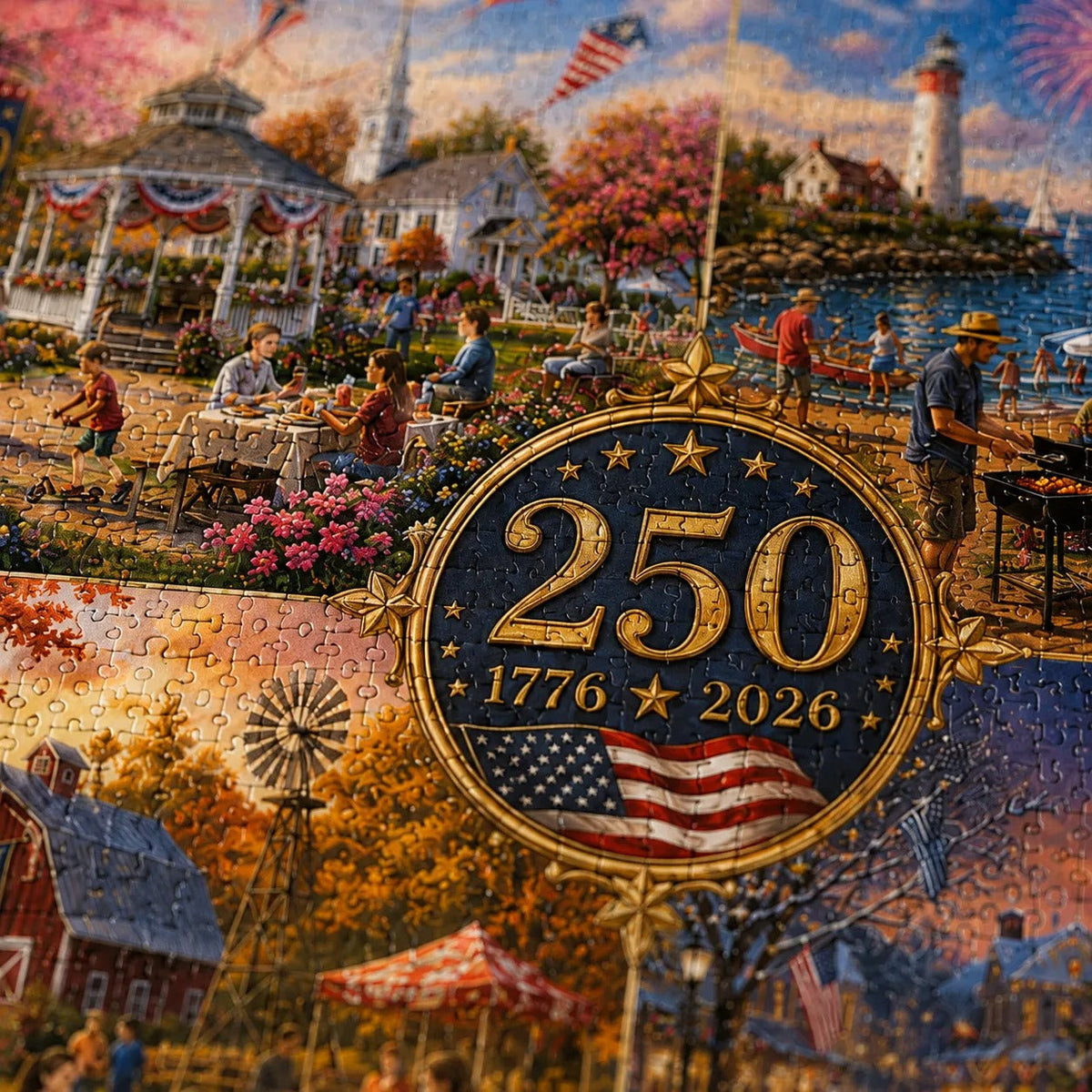 USA 250th Anniversary Jigsaw Puzzle