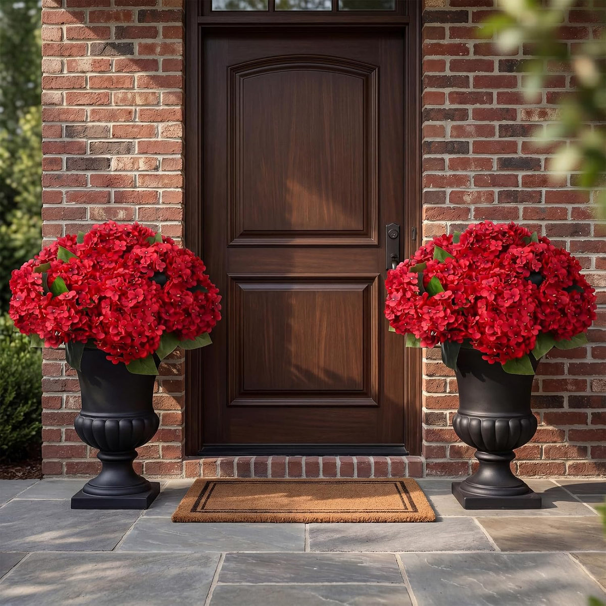 Artificial Outdoor Hydrangea Flowers, UV Resistant