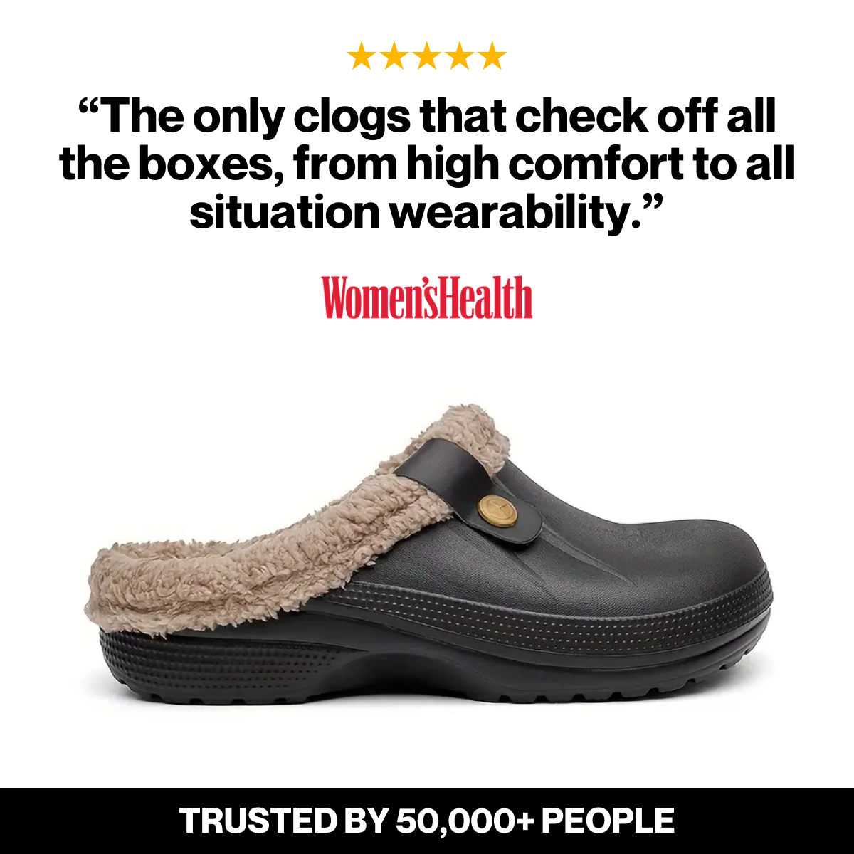 Arlo Fuzzy Comfort Clog Mules – Cozy Fit