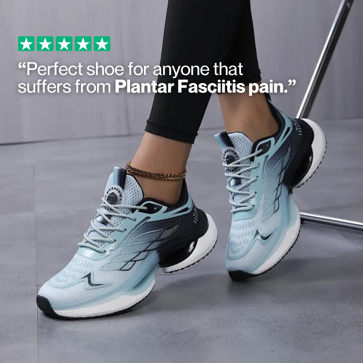 Hands-Free Supportive Walking Shoes – Slip-On Walking Sneakers