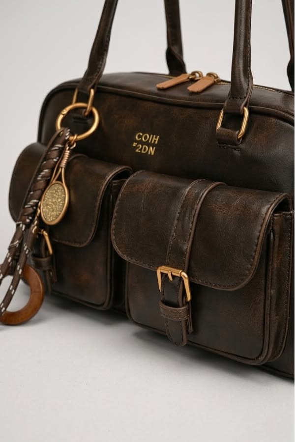Shoulder bag for women with multi-pocket