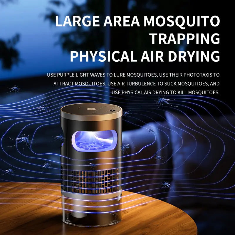 Indoor Insect Trap with Light and Suction